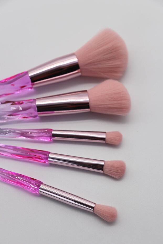 5'li Kristal Makyaj Seti (pembe) - 4