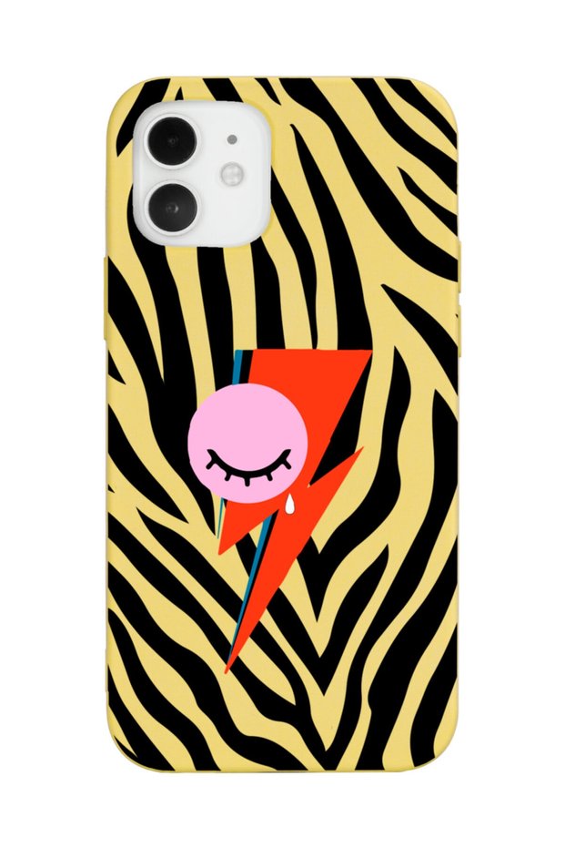 iPhone 12 Compatible Flash Design Yellow Launch Phone Case