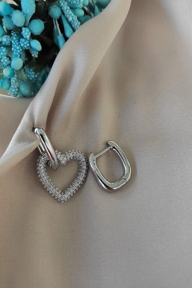 Apm Zirkon Taş Tek Taraflı Küpe - 2