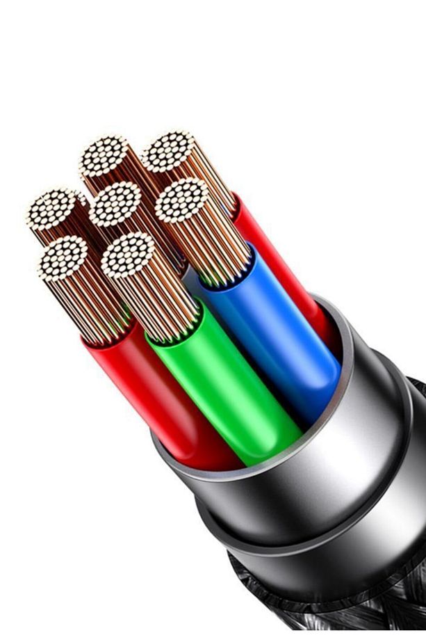 Us-sj547 Usb Type-c To Type-c Lightning Microusb,1.2m 60 Watt 6 In 1 Hızlı Şarj Ve Data Kablosu - 7