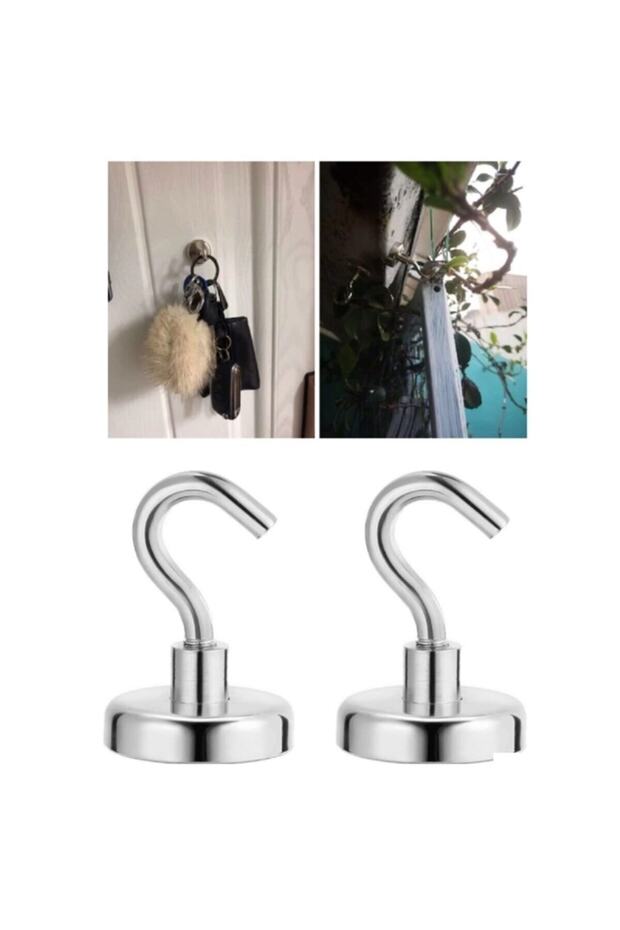 ® 2 Pieces Multi-Purpose Strong Neodymium Magnet Magnetic Hook Hanger