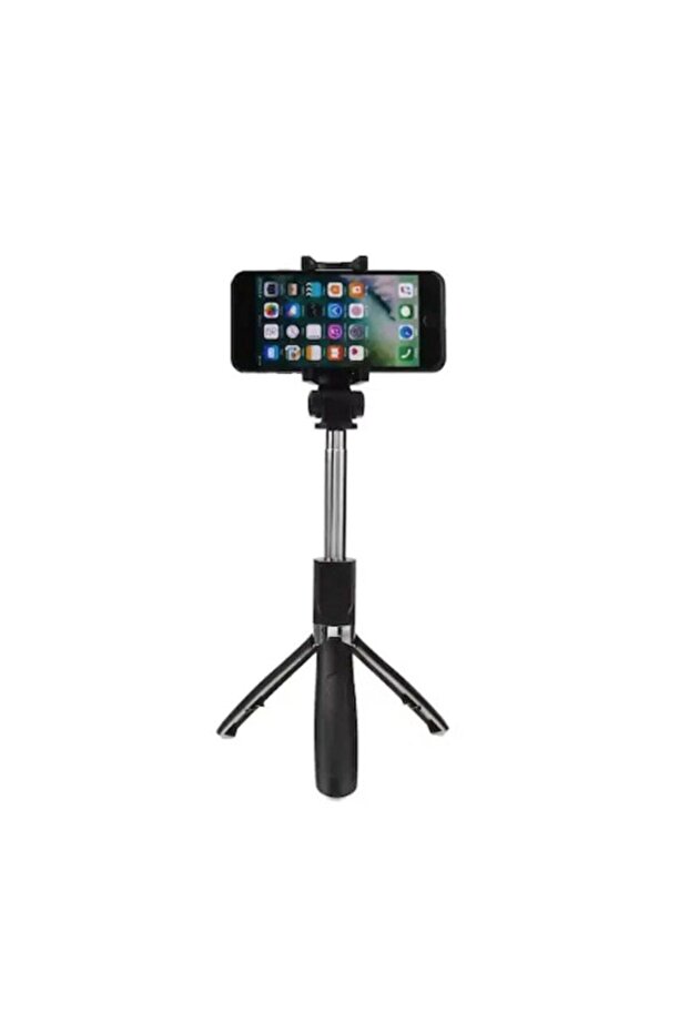 Selfie Stick 360 Derece Dönen Bluetooth Tripod L01 - 3