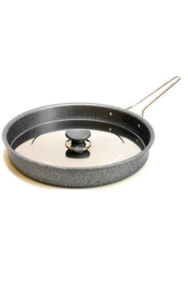 Granite 32x4 Anchovy Pan with Metal Lid Gray 3222070732