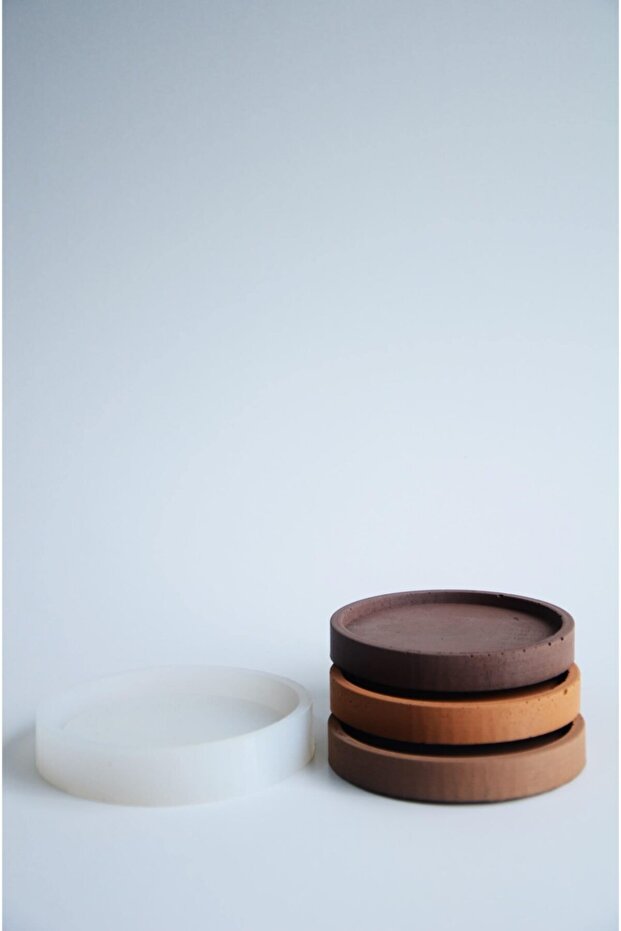 Yuvarlak Altlık Silikon Kalıbı - 1