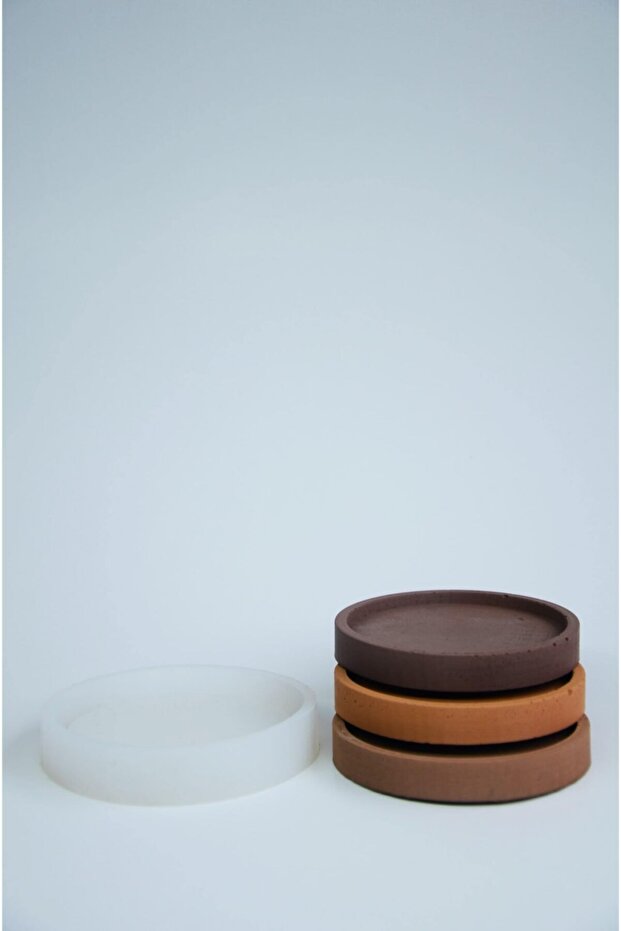 Yuvarlak Altlık Silikon Kalıbı - 4