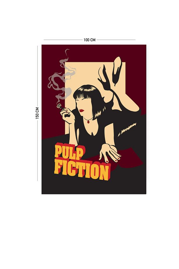 Pulp Fiction Uma Thurman Duvar Örtüsü Halısı 140 X 100 Cm-70x100 Cm - 3