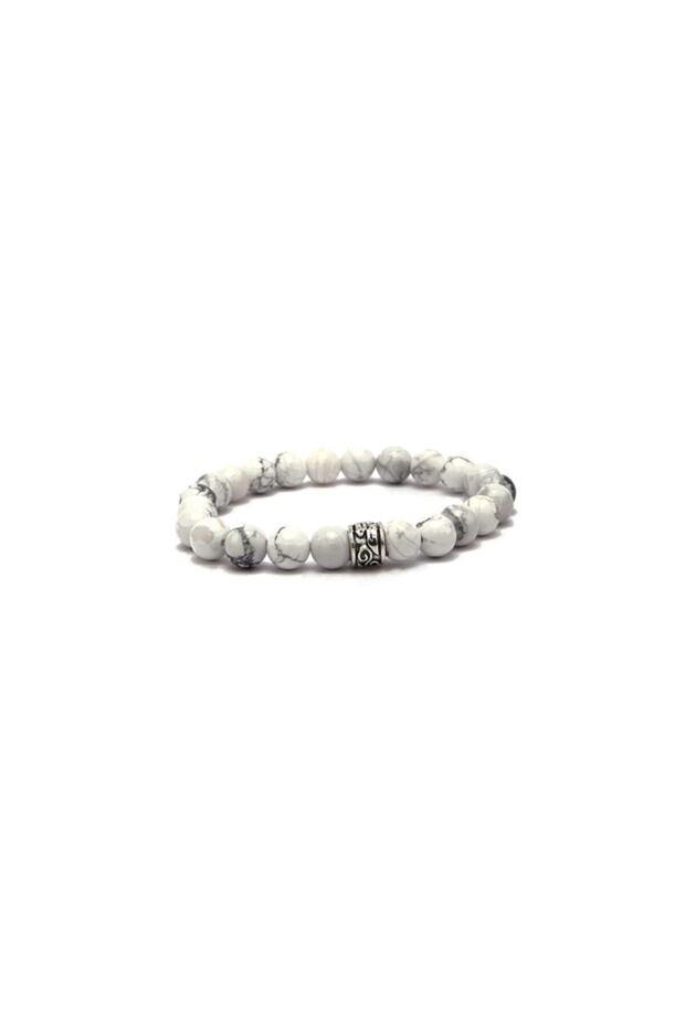 Certified Howlite Natural Stone Bracelet