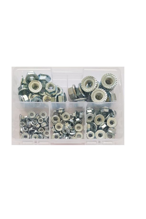 Flanşlı Pullu Somun Seti 95 Parça M4-m5-m6-m8-m10 - 3