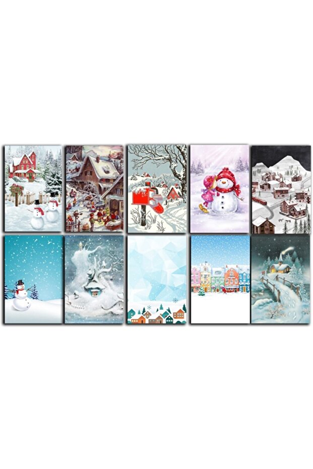 Glitter Postcard Set (10x15 Cm)