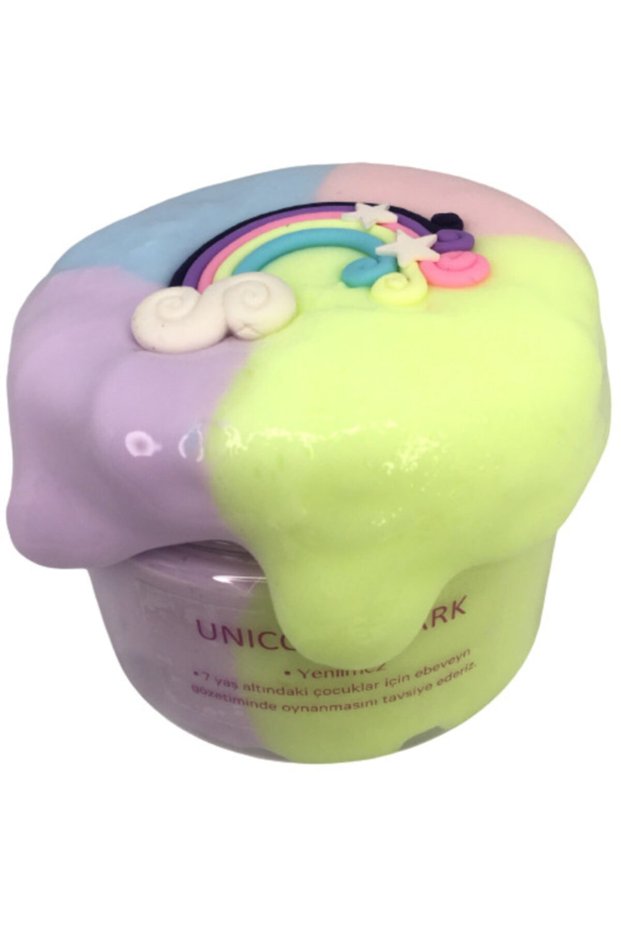 Unicorn Ve Mor Gökkuşağı Slime Seti - 200ml