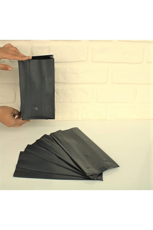 55 Adet Fidan Torbası Fide Poşeti Fide Torbası Fidan Yetiştirme Poşeti 13x27cm 1kg - 4