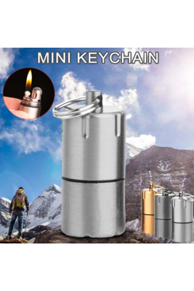 Kdr Elektronik Küçük Siyah Mini Zippo Çakmak Mini Çakmak Siyah - 5
