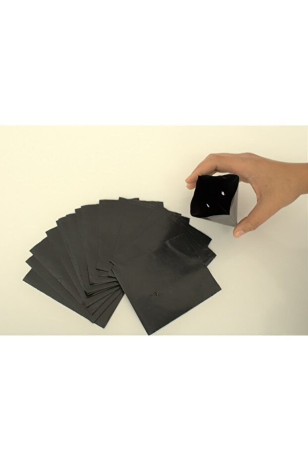 Fide Poşeti 9x11 Cm 100 Adet Fide Torbası Fidan Poşeti Fidan Torbası - 1