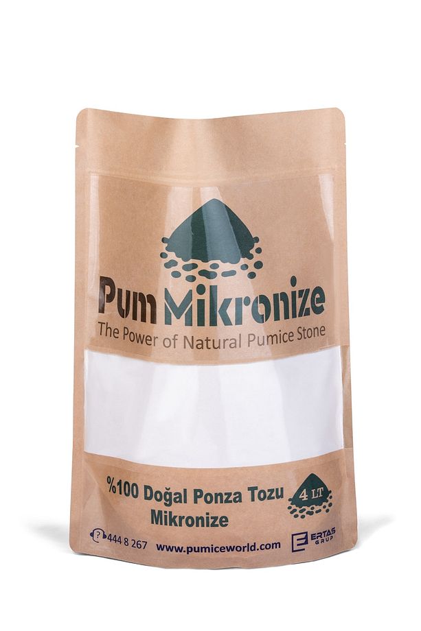 Pum Mikronize, Mikronize Ponza Tozu, Beyaz Pomza Tekstil Yıkama Tozu, Mikron Ponza, Kot Yıkama - 3
