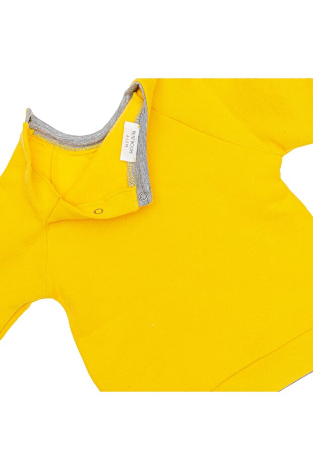Şardonlu Sweatshirt Sarı - 2