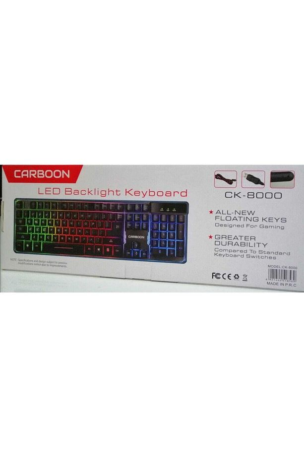 Carbon Ck-800 Led Backlight Keyboard Oyuncu Klavyesi - 2