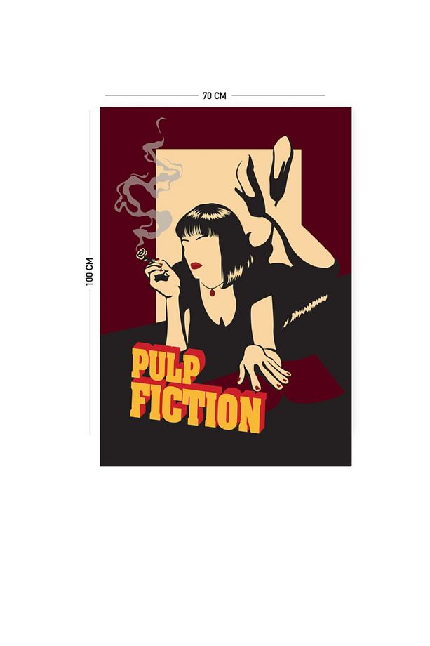 Pulp Fiction Uma Thurman Duvar Örtüsü Halısı 140 X 100 Cm-70x100 Cm - 2