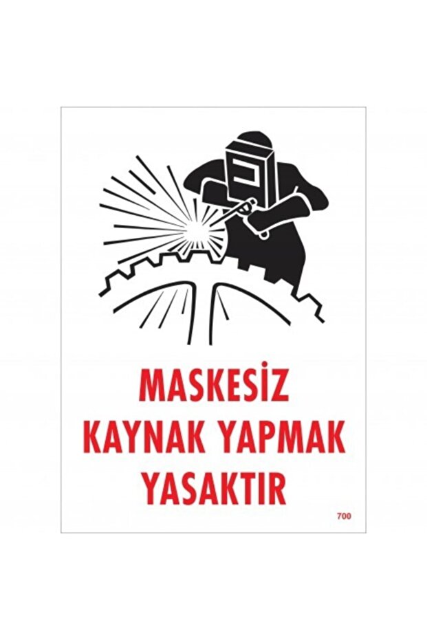 - Welding without a mask is prohibited