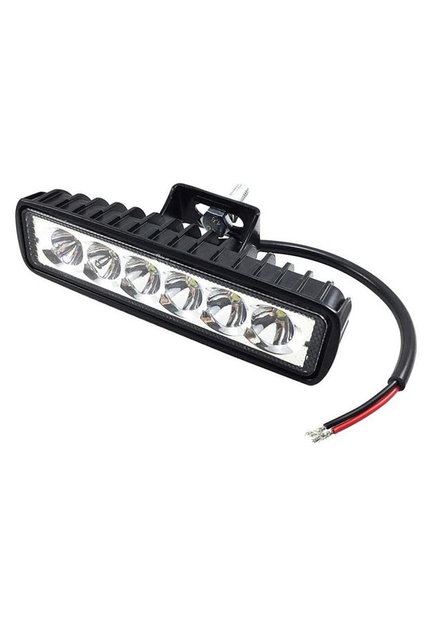 Tek Sıra 6 Led Çalışma ve Sis Far Lambası 12 24 Volt - 3