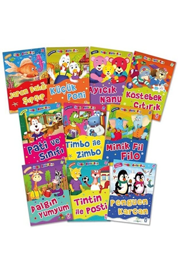 Okul Öncesi Mini Masallar Serisi 3. Set (10 Kitap)