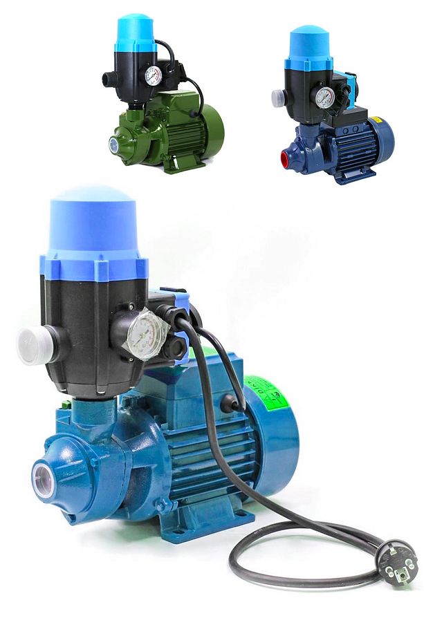 Rower 2 Kat 2 Daire Hidrofor Su Pompası Paket Hidrofor Otomatik Sistem Su Pompası Qb60 0.5hp Mrsmax - 2