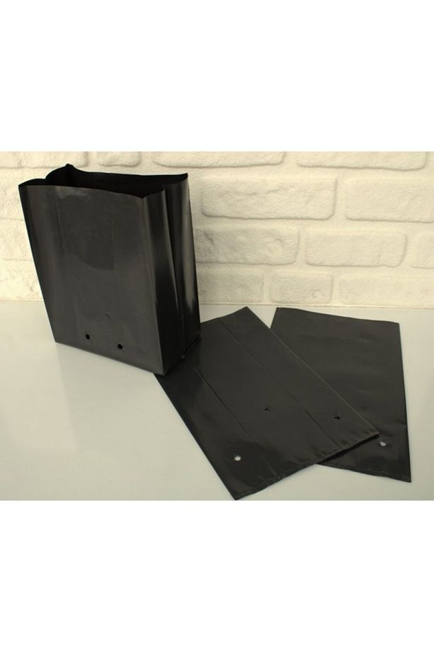 Fidan Poşeti 22x35 cm 1 kg 30-35 Adet Fidan Torbası Fide Poşeti Fide Torbası Fidan Yetiştirme Poşeti - 1