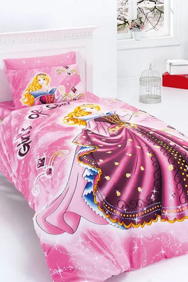 Pembe Tek Kişilik Uyku Seti - 1