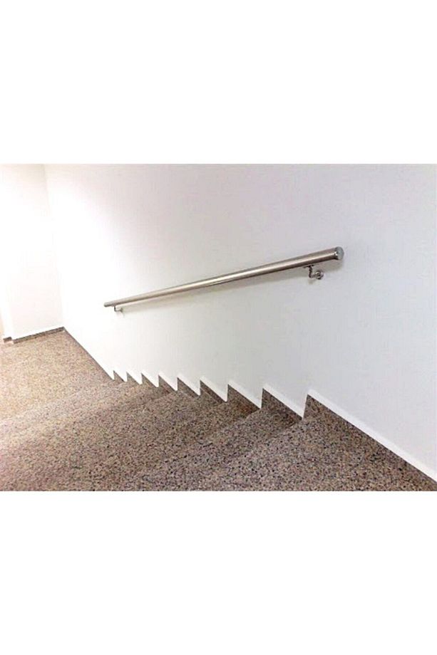 Paslanmaz Duvar Merdiven Tutamak 100 Cm(1 MT) - 1
