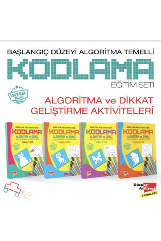 Algoritma Temelli Adım Adım Kodlama 4'lü Kitap Seti / - Kolektif - 1