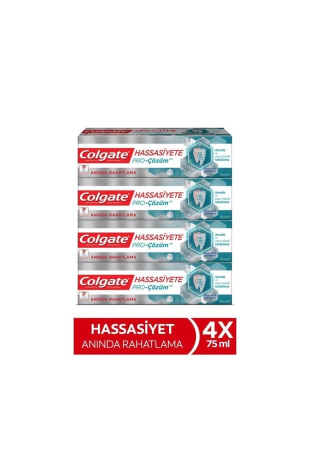 Sensitivity Pro Solution Instant Relief Sensitive Pro Relief Toothpaste 4 Pieces - 1