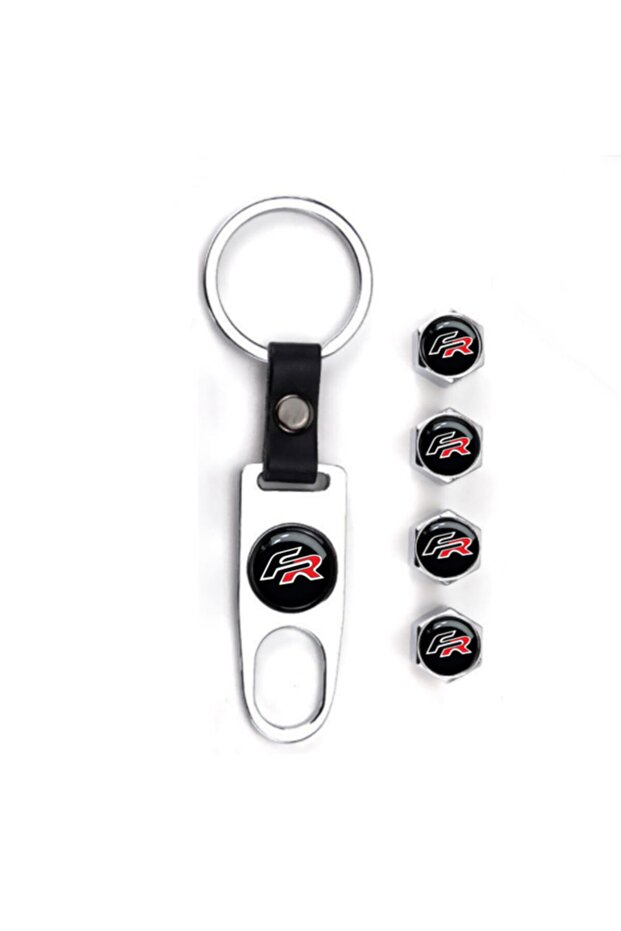 Seat Leon 1998-2005 Stainless Steel Valve Cover with Fr Logo and Chrome Keychain