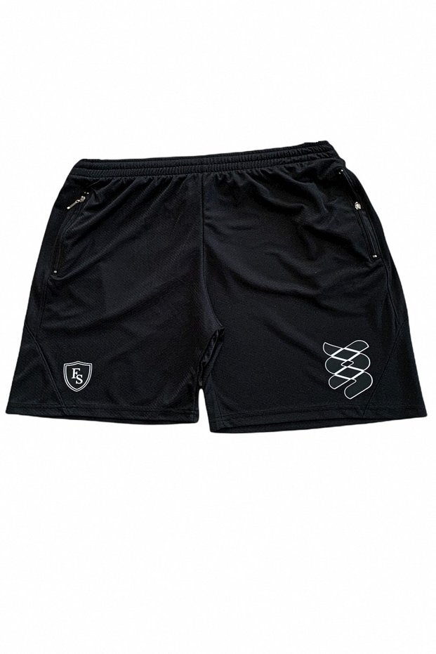 Men's Black Anthracite Printed Unlined Pocketed Running Daily Sports Training Walking Fitness Shorts