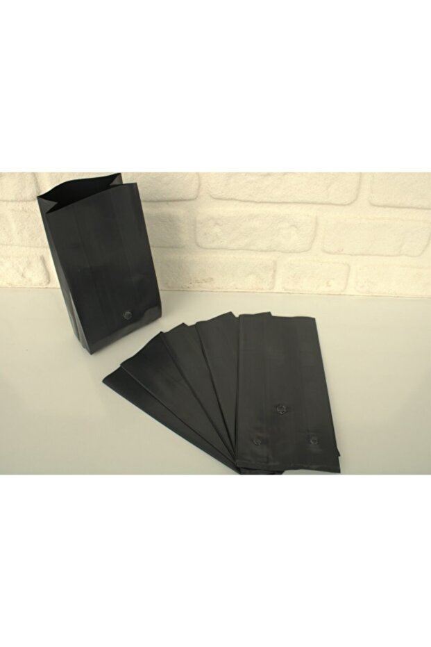 55 Adet Fidan Torbası Fide Poşeti Fide Torbası Fidan Yetiştirme Poşeti 13x27cm 1kg - 2
