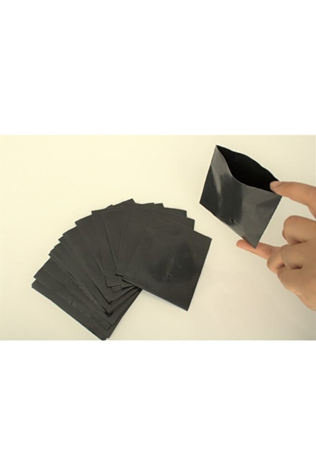 Fide Poşeti 9x11 Cm 100 Adet Fide Torbası Fidan Poşeti Fidan Torbası - 3