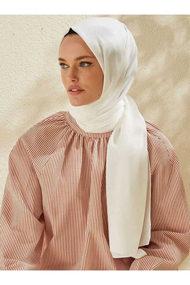 Cazz Şal Beyaz - 2