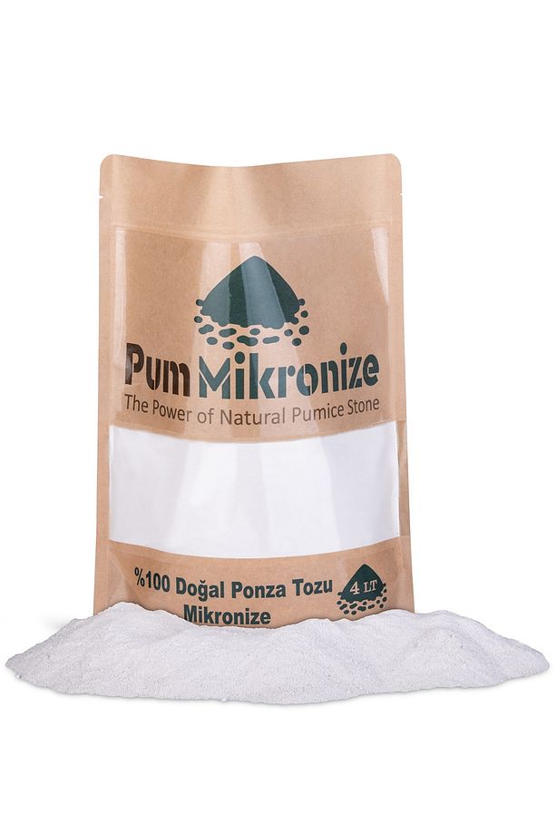 Pum Mikronize, Mikronize Ponza Tozu, Beyaz Pomza Tekstil Yıkama Tozu, Mikron Ponza, Kot Yıkama - 1