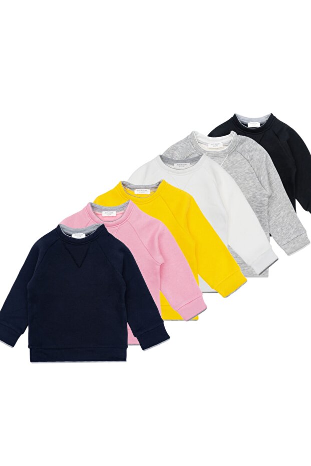 Şardonlu Sweatshirt Sarı - 3
