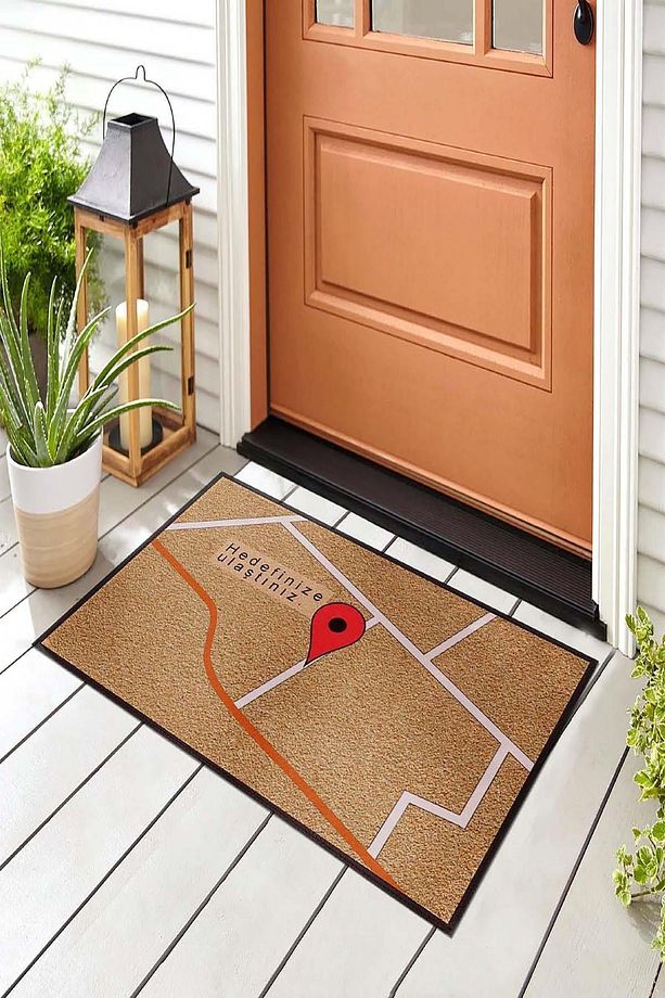 Pienso Home Hedefinize Ulaştınız Dekoratif Kapı Önü Paspası - 2