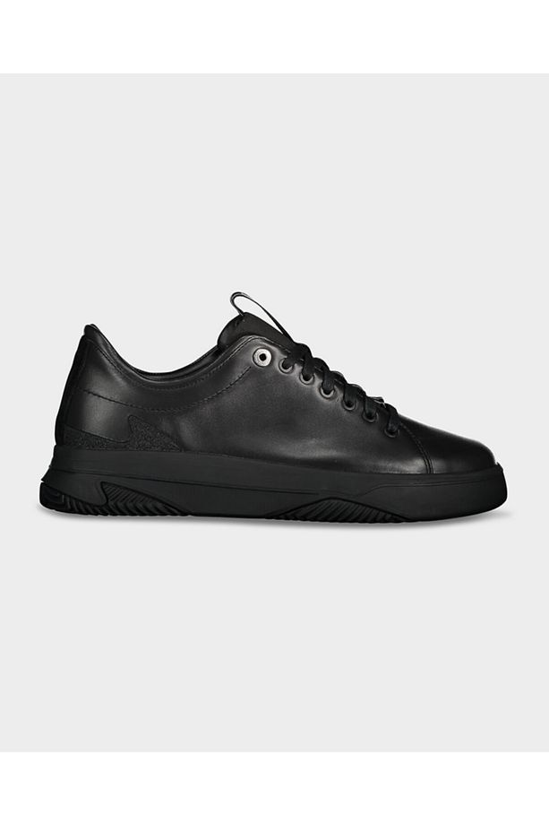 Beyaz - Men's Leather Sneakers - 1