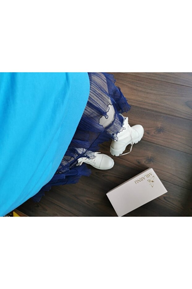 Beyaz Fermuarlı Bot - 5