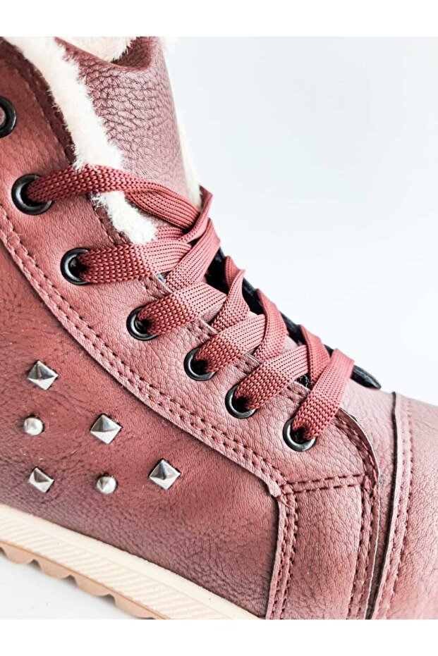 Bordo Kadın Bot - 5