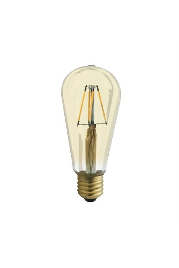 4w E27 2200k Sarı St64 Led Rustik Ampul (ab46-00420) - 1