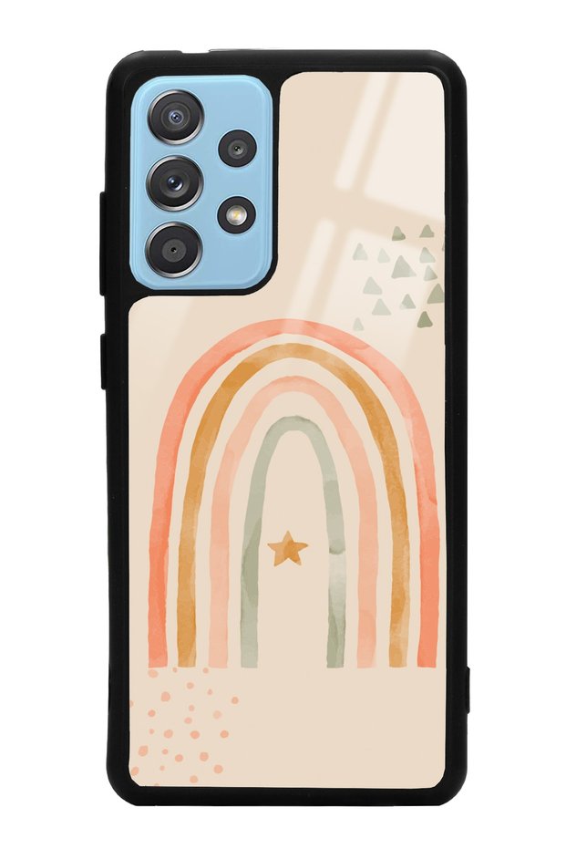 Samsung A52 Glossy Phone Case with Watercolor Art Design