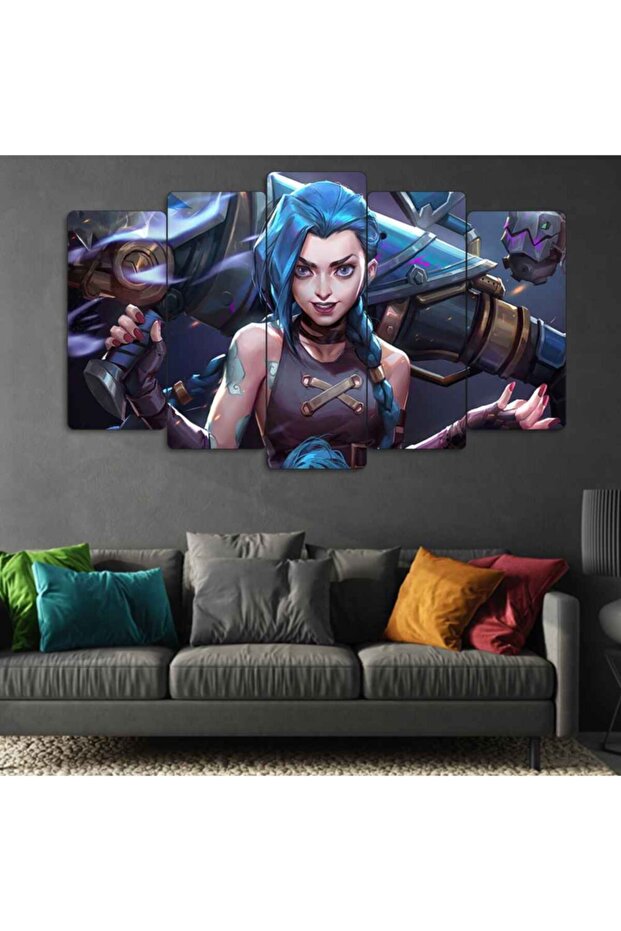 Arcane - 5 Parçalı Tablo - 1