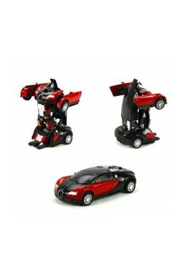 Transformers Robot 1:32 Kendinden Robota Dönüşebilen Araba Bugatti - 5