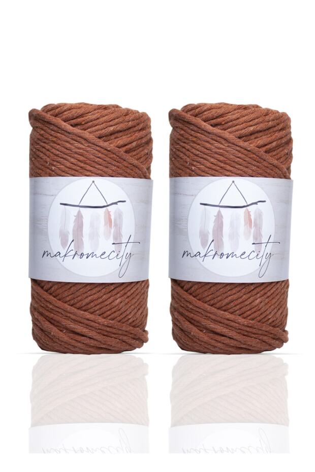 Premium Screened Macrame Thread 3mm Single Twist Macrame Screenable Hobby Thread Set of 2 2 Pieces Tile - 1
