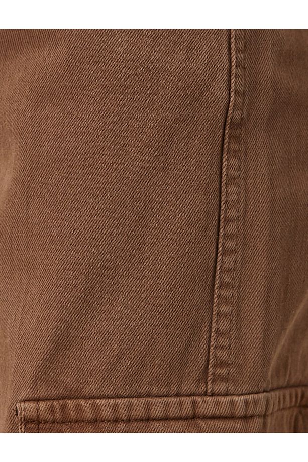Yüksek Bel Bol Paça Kot Pantolon - 6