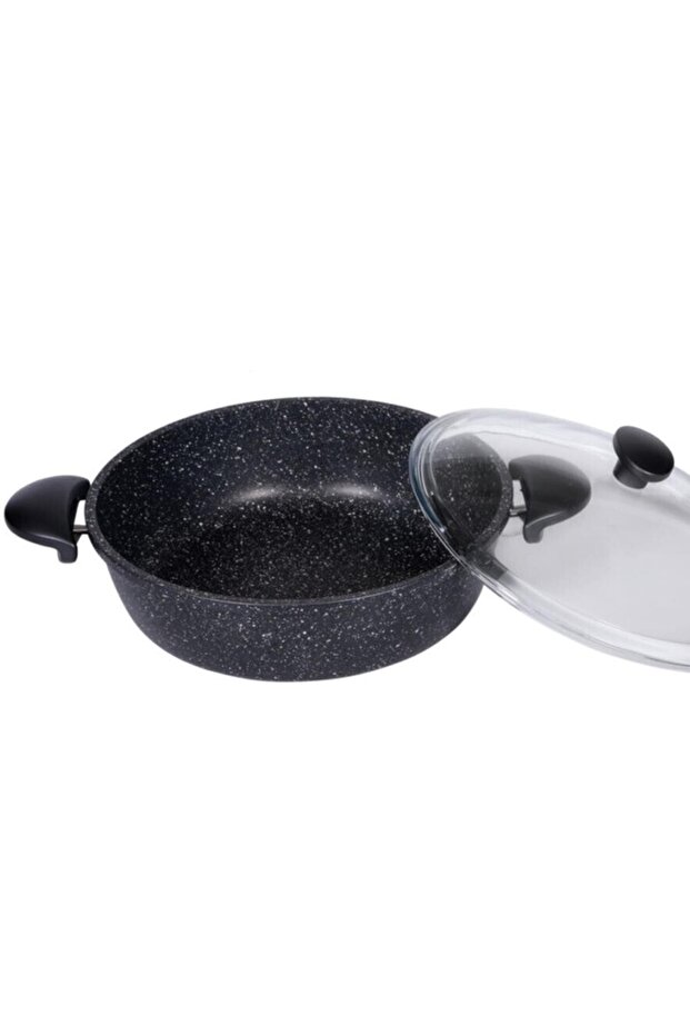 Gray Aluminum Casting Flat Pot 26cm 4.5lt - 2