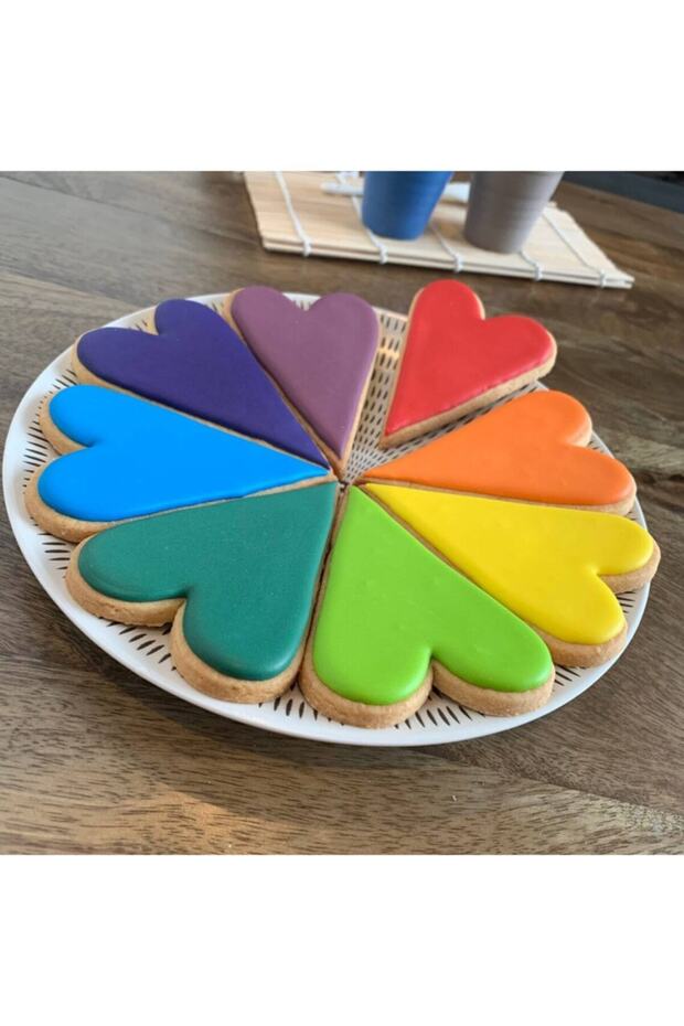 قالب طبق كوكي على شكل قلب ديزي - 2