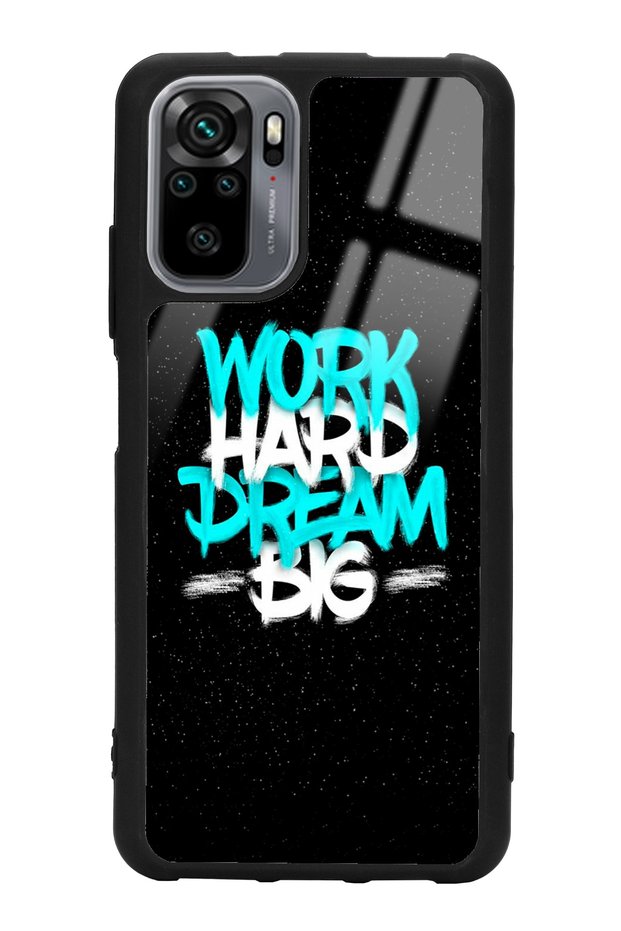 حافظة هاتف لامعة لهاتف Xiaomi Redmi Note 10 - 10s بتصميم شعار الفضاء